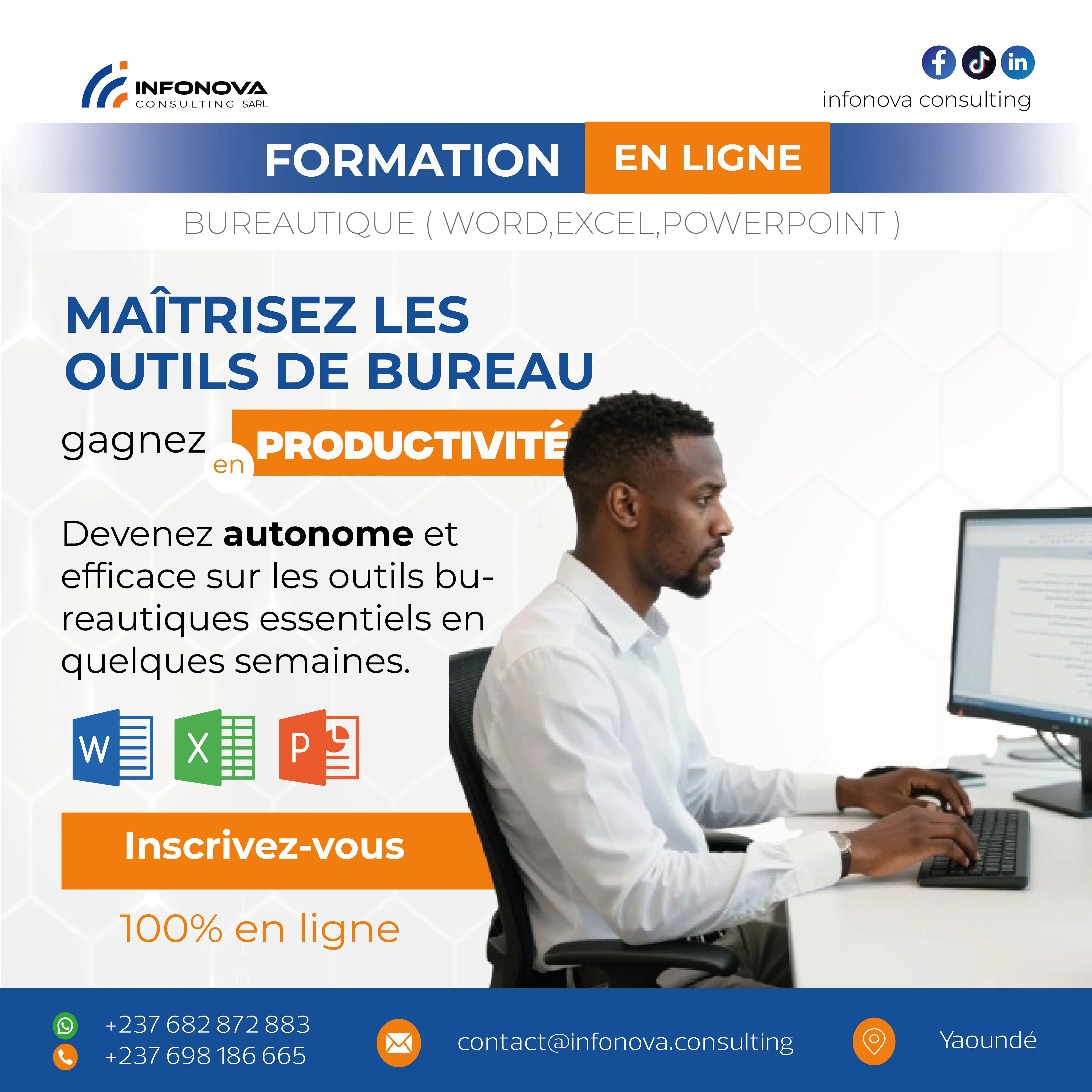 Formation Bureautique en ligne : Word, Excel, PowerPoint - Gagnez en Productivité