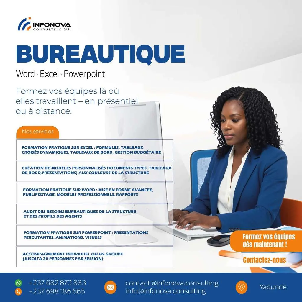 Formation en Bureautique : Word, Excel & PowerPoint